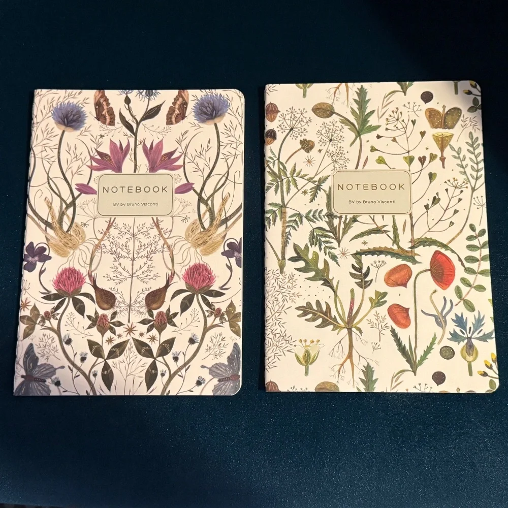 2 Pack Gorgeous Woodland Journals - BV by Bruno Visconti - Amazing Unique Gift